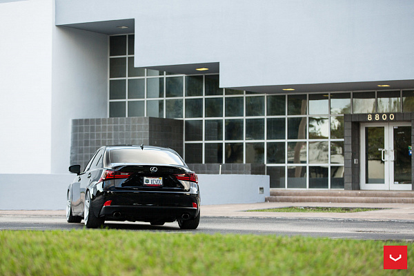 Фото дисков Vossen CV3 Серебро на Lexus IS II
