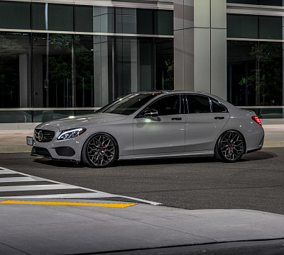 Фото дисков Vossen HF-2 на Mercedes-Benz C-Class (W205)