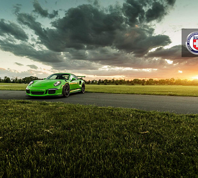 Фото дисков HRE P104 на Porsche 911 VII