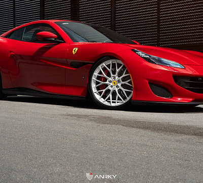 Фото дисков Anrky AN10 на Ferrari Portofino