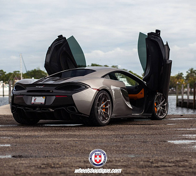 Фото дисков HRE P201 на McLaren 570S