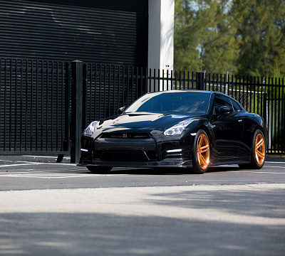 Фото дисков Vossen CG-202 на Nissan GT-R