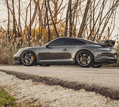 Фото дисков Vossen M-X5 на Porsche 911 VII