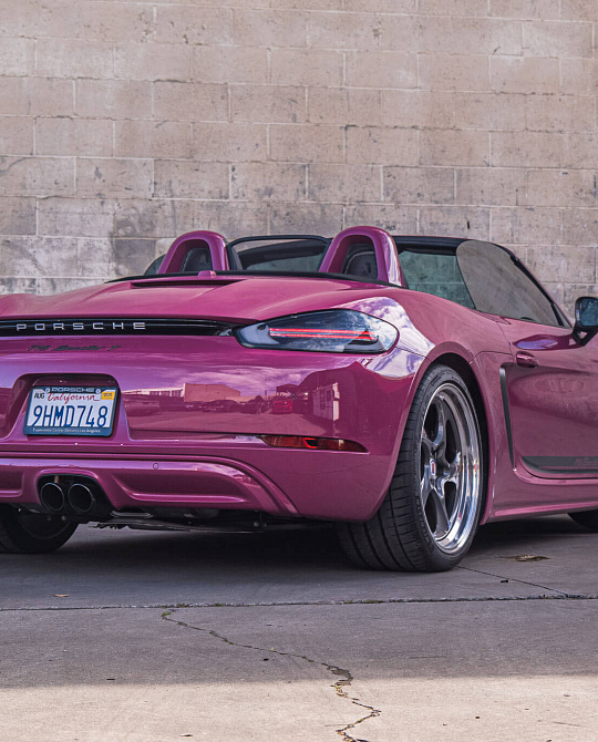Фото дисков 522 Глянцевый графит на Porsche Boxster IV