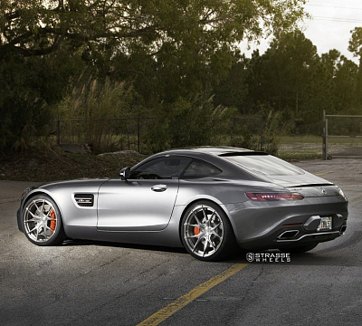 Фото дисков Strasse Wheels SM5R Deep Concave Monoblock на Mercedes-Benz AMG GT I