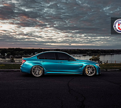 Фото дисков HRE P101 на BMW 3/M3 (F3x/F80)