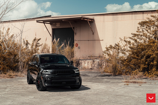 Фото дисков Vossen HF-3 Черный глянец на Dodge Durango III