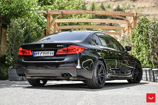 Фото дисков Vossen HF-1 Черный сатин на BMW 5/M5 (G30/F90)