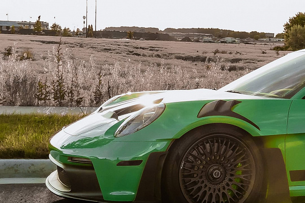 Фото дисков Brixton Forged TR20 Сатиновый темный лак на Porsche 911 VIII