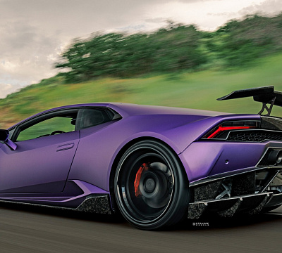 Фото дисков Strasse Wheels SV15T Deep Concave FS на Lamborghini Huracan