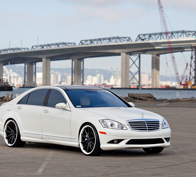 Фото дисков Vossen CV1 на Mercedes-Benz S-Class (W221)