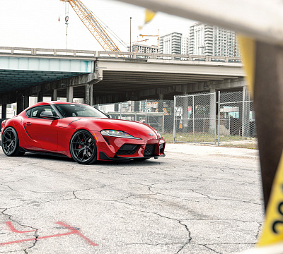 Фото дисков Vossen HF-5 на Toyota Supra A90