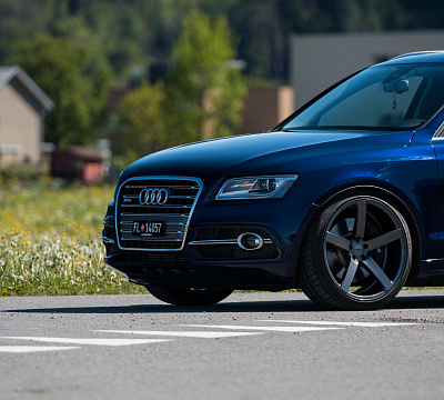 Фото дисков Vossen CV3 на Audi Q5 (8R)