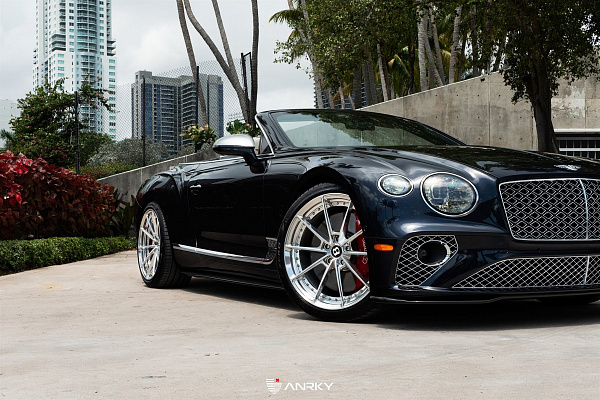 Фото дисков Anrky AN28 Полированный лак на Bentley Continental GT III