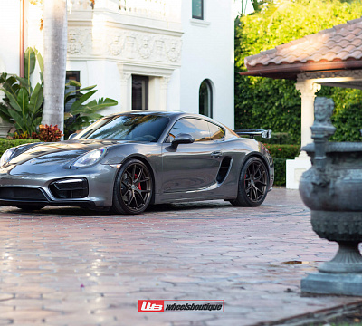 Фото дисков HRE P101 на Porsche Cayman II