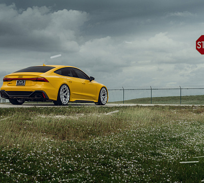 Фото дисков Vossen HFX-1 (5-Lug) на Audi A/RS 7 (4K)