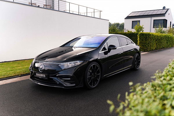Фото дисков BRABUS Monoblock Z (Platinum Edition) Черный глянец на Mercedes-Benz EQS