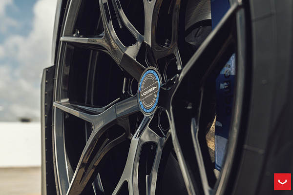 Фото дисков Vossen HF-5 Черный сатин на Ford Mustang VI
