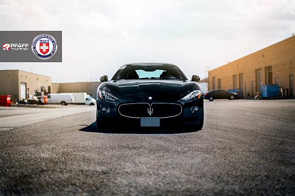 Фото дисков HRE P40SC Черный сатин на Maserati GranTurismo I