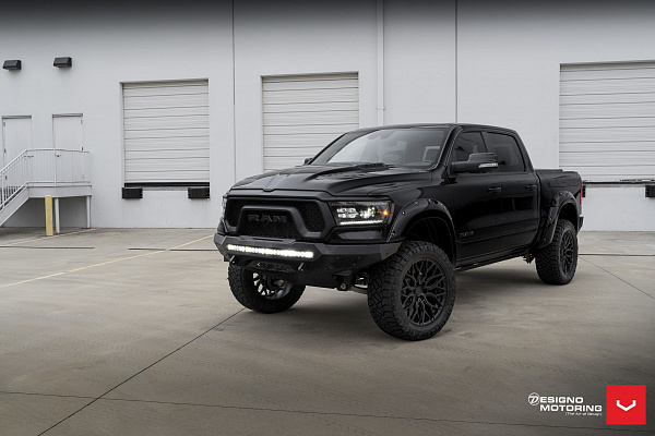 Фото дисков Vossen HF6-3 Черный сатин на Ram 1500 V