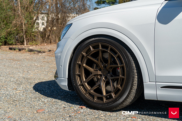 Фото дисков Vossen HFX-1 (5-Lug) Глянцевая бронза на Audi Q8