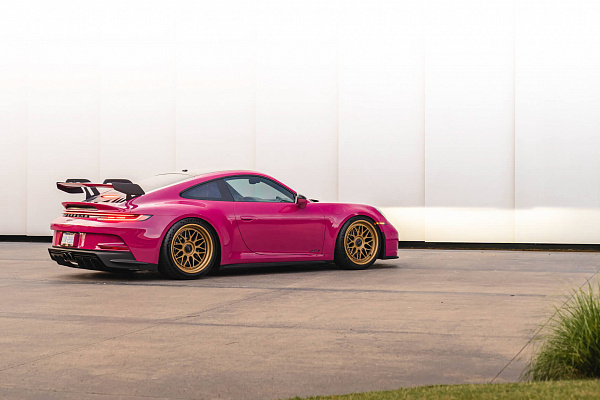 Фото дисков HRE 300 Сатиновое золото на Porsche 911 VIII