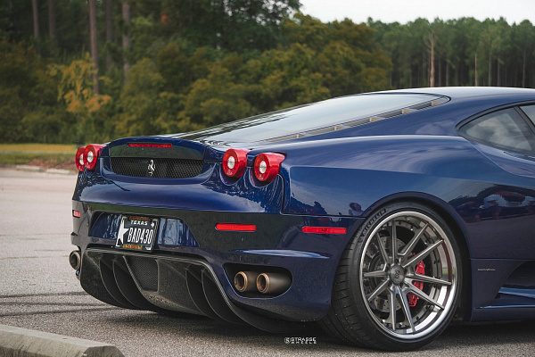 Фото дисков Strasse Wheels SV1 Deep Concave FS Сатиновый тонированный лак на Ferrari F430