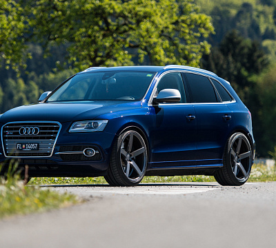 Фото дисков Vossen CV3 на Audi Q5 (8R)