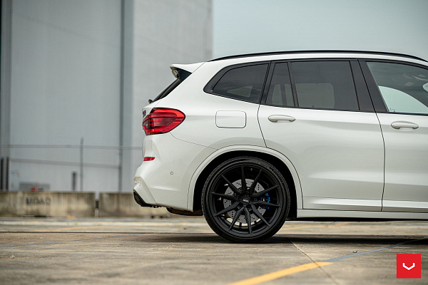 Фото дисков Vossen HF-3 Черный сатин на BMW X3/X3 M (G01/F97)