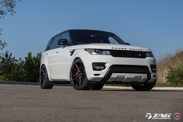 Фото дисков Vossen CG-203 Черный сатин на Land Rover Range Rover Sport II