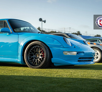 Фото дисков HRE C100 на Porsche 911 IV