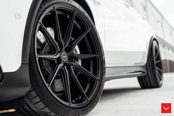 Фото дисков Vossen HF-3 Черный сатин на Mercedes-Benz GLC (X253, C253)