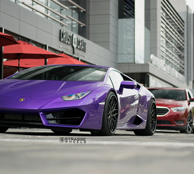 Фото дисков Strasse Wheels SV10M Deep Concave FS на Lamborghini Huracan