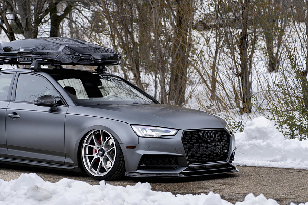 Фото дисков Rotiform LTN Сатиновый графит на Audi A/S/RS 4 (B9)