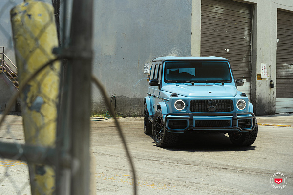 Фото дисков Vossen LC3-03T Черный глянец на Mercedes-Benz G-Class III