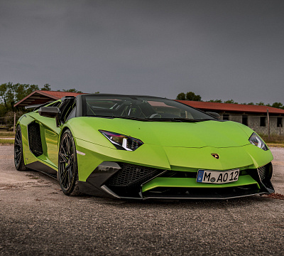 Фото дисков Vossen M-X6 на Lamborghini Aventador