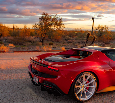 Фото дисков HRE P204 на Ferrari 296
