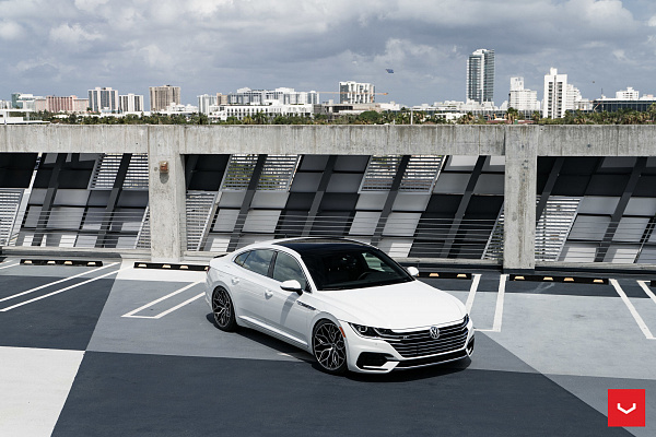 Фото дисков Vossen HF-2 Алмазная проточка на Volkswagen Arteon