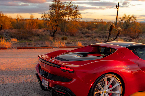 Фото дисков HRE P204 Глянцевый лак на Ferrari 296