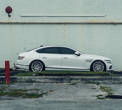 Фото дисков Vossen HF-7 на Genesis G80 II