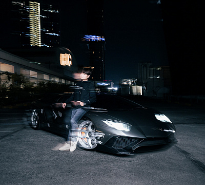 Фото дисков Brixton Forged NC01-R на Lamborghini Aventador