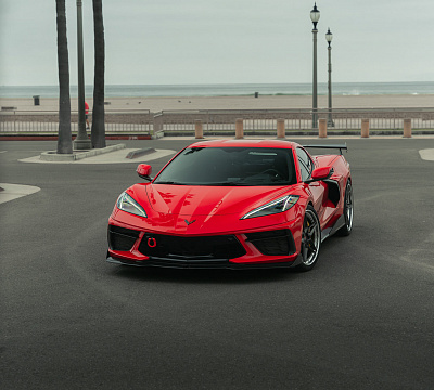 Фото дисков Vossen EVO-1 (3-Piece) на Chevrolet Corvette C8
