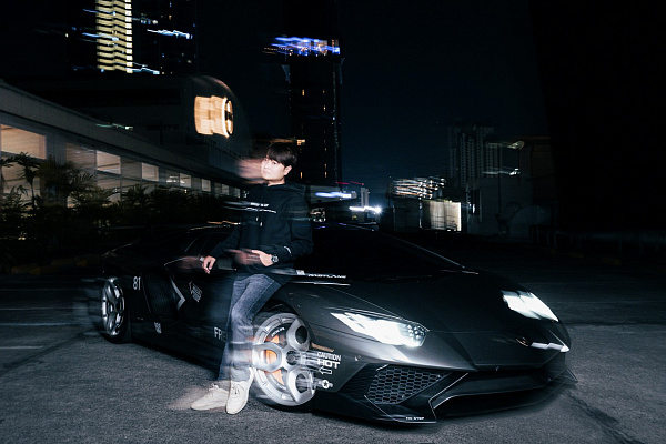 Фото дисков Brixton Forged NC01-R Серебро на Lamborghini Aventador