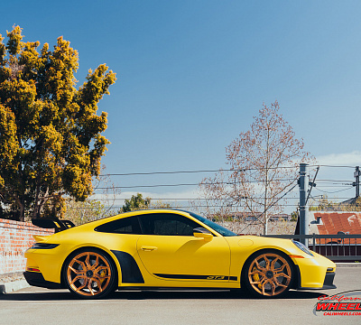 Фото дисков Vossen EVO-3R на Porsche 911 VIII