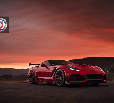 Фото дисков HRE R101 Lightweight на Chevrolet Corvette C7