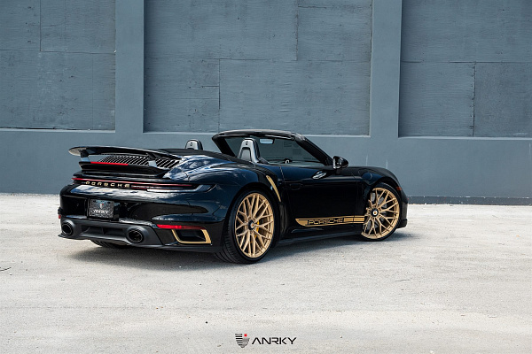 Фото дисков Anrky AN10 Сатиновое золото на Porsche 911 VIII