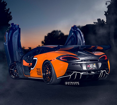 Фото дисков Strasse Wheels SV1 Deep Concave FS на McLaren 570S