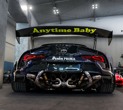 Фото дисков Brixton Forged TR05 AERO1 на Toyota Supra A90
