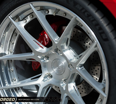 Фото дисков BC Forged HCA381 на Porsche Boxster III