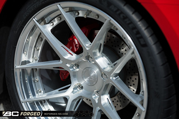 Фото дисков BC Forged HCA381 Глянцевый лак на Porsche Boxster III
